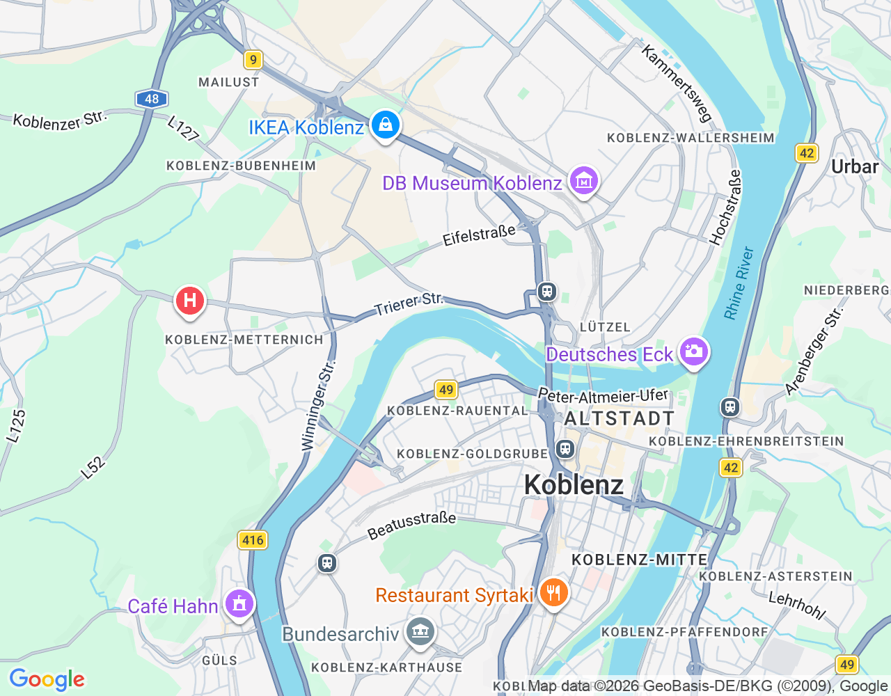 Google maps preview image